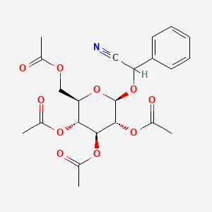 molecular formula C₂₂H₂₅NO₁₀ B1147114 (R)-Prunasin Tetraacetate CAS No. 60981-47-7