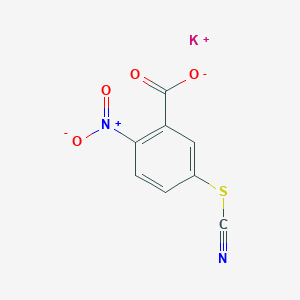 molecular formula C8H3KN2O4S B1147129 2-Nitro-5-thiocyanatobenzoic Acid Potassium Salt CAS No. 30344-83-3