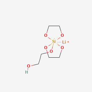 Lithium;2-(1,4,6,9-tetraoxa-5-silanuidaspiro[4.4]nonan-5-yloxy)ethanol
