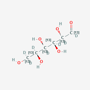 molecular formula C6H12O6 B1147145 D-Glucose-13C6,d7 CAS No. 201417-01-8