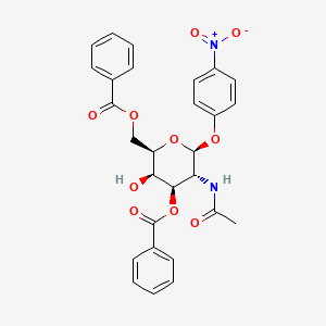 4-Nitrophenyl 2-acetamido-2-deoxy-3,6-di-O-benzoyl-b-D-galactopyranoside