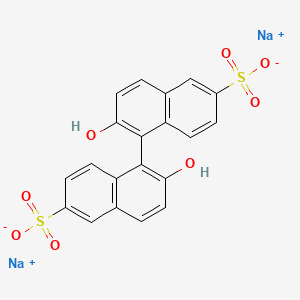molecular formula C₂₀H₁₂Na₂O₈S₂ B1147165 2,2'-Dihydroxy-[1,1'-binaphthalene]-6,6'-disulfonic Acid SodiuM Salt CAS No. 920009-93-4