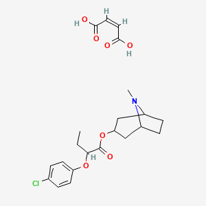 molecular formula C22H28ClNO7 B1147171 SM-21 maleate CAS No. 155059-42-0