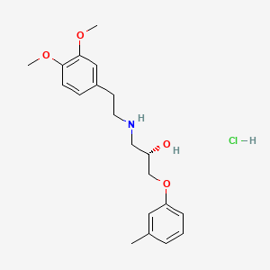 Bevantolol hydrochloride, (S)-