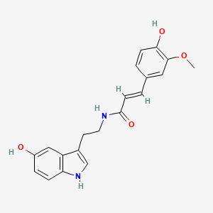 molecular formula C20H20N2O4 B1147180 Moschamine CAS No. 68573-23-9