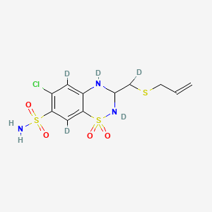 molecular formula C₁₁H₉D₅ClN₃O₄S₃ B1147184 Althiazide-d5 CAS No. 1329837-71-9