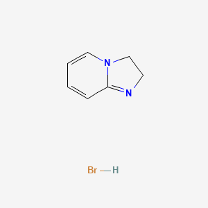 molecular formula C₈H₁₁BrN₂ B1147185 2,3-二氢咪唑[1,2-a]吡啶盐酸盐 CAS No. 38772-14-4