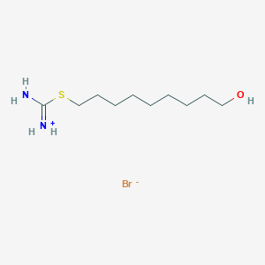 molecular formula C₁₀H₂₃BrN₂OS B1147193 Carbamimidothioic Acid 9-Hydroxynonyl Ester Bromide CAS No. 511545-93-0