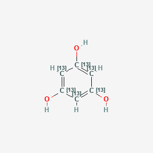 molecular formula ¹³C₆H₄O₃ B1147208 Phloroglucinol-13C6 CAS No. 1329497-24-6