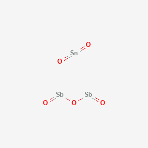 molecular formula O2Sn.O3Sb2 B1147209 Antimony tin oxide CAS No. 128221-48-7