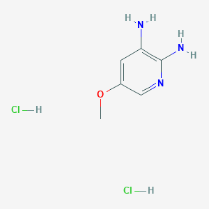 molecular formula C₆H₁₁Cl₂N₃O B1147211 2,3-Diamino-5-methoxypyridine dihydrochloride CAS No. 127356-15-4