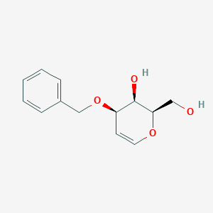 molecular formula C13 H16 O4 B1147228 D-Arabino-hex-5-enitol,2,6-anhydro-5-deoxy-3-O-(phenylmethyl)- CAS No. 157380-76-2