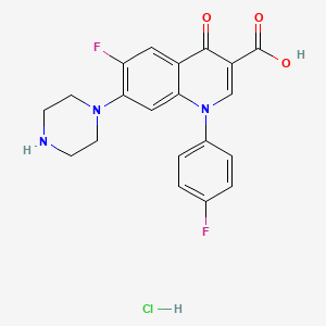 molecular formula C₂₀H₁₀D₈ClF₂N₃O₃ B1147236 Sarafloxacin hydrochloride CAS No. 1352879-52-7