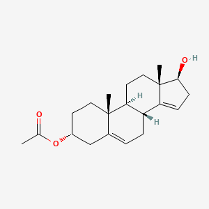 (3alpha,17beta)-17-Hydroxyandrosta-5,14-dien-3-yl acetate