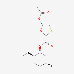 molecular formula C16H26O5S B1147245 L-Menthol-5-(acetyloxy)-1,3-oxathiolane-2-carboxylate CAS No. 147126-67-8