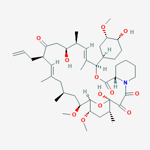 molecular formula C₄₄H₆₉NO₁₂ B1147246 (E/Z)-FK-506 26,28-Allylic Ester Rearrangement Impurity CAS No. 131944-48-4
