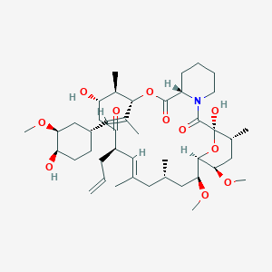 molecular formula C₄₃H₆₉NO₁₁ B1147247 9-Norketo FK-506 CAS No. 123719-19-7