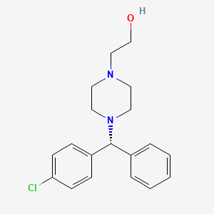 molecular formula C₁₉H₂₅Cl₃N₂O B1147254 2-{4-[(r)-(4-Chlorophenyl)(phenyl)methyl]piperazin-1-yl}ethanol CAS No. 728948-88-7