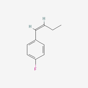 B1147256 1-[(Z)-but-1-enyl]-4-fluorobenzene CAS No. 137225-01-5