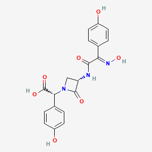 molecular formula C₁₉H₁₇N₃O₇ B1147259 Nocardicin E CAS No. 63598-46-9
