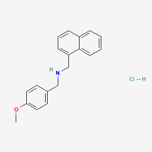 molecular formula C19H19NO.HCl B1147263 (4-Methoxybenzyl)(1-naphthylmethyl)amine Hydrochloride CAS No. 1222781-70-5