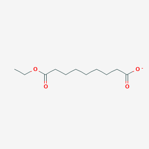 molecular formula C₁₁H₂₀O₄ B1147266 9-Ethoxy-9-oxononanoate CAS No. 1593-55-1