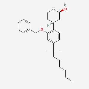 molecular formula C₂₈H₄₀O₂ B1147286 CP-47947 Benzyl Ether CAS No. 70434-49-0