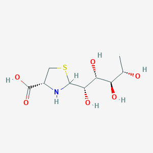 molecular formula C9H17NO6S B1147288 2-(L-Fuco-tetrahydroxypentyl)-4(R)-1,3-thiazolidine-4-carboxylic acid CAS No. 152983-87-4