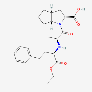 molecular formula C₂₃H₃₂N₂O₅ B1147302 1-epi-Ramipril CAS No. 104195-90-6