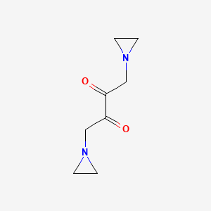 molecular formula C₈H₁₄Br₂N₂O₂ B1147305 1,4-双(氮丙啶-1-基)丁烷-2,3-二酮 CAS No. 90434-64-3