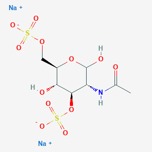 D-Glucose,2-(acetylamino)-2-deoxy-, 3,6-bis(hydrogen sulfate), sodium salt (9CI)