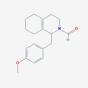 molecular formula C18H23NO2 B1147339 1-(4-Methoxybenzyl)-3,4,5,6,7,8-hexahydroisoquinoline-2(1h)-carbaldehyde CAS No. 51773-23-0