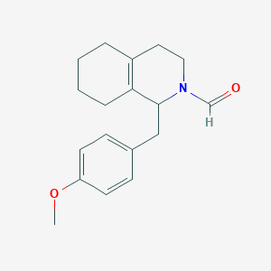 molecular formula C₁₈H₂₃NO₂ B1147339 1-(4-Methoxybenzyl)-3,4,5,6,7,8-hexahydroisoquinoline-2(1h)-carbaldehyde CAS No. 51773-23-0