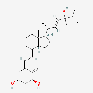 molecular formula C₂₈H₄₄O₃ B1147353 1α,24-二羟基维生素 D2 CAS No. 124043-51-2