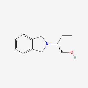 B1147358 (R)-2-(Isoindolin-2-yl)butan-1-ol CAS No. 135711-18-1