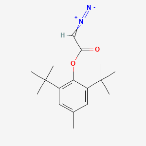 molecular formula C17H24N2O2 B1147361 2,6-DI-Tert-butyl-4-methylphenyldiazo acetate CAS No. 125640-92-8