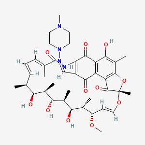 molecular formula C41H54N4O11 B1147365 Desacetyl Rifampicin Quinone CAS No. 65110-92-1
