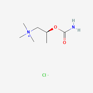 molecular formula C7H17ClN2O2 B1147366 (2S)-2-(carbamoyloxy)-N,N,N-trimethylpropan-1-aminium chloride CAS No. 944538-50-5