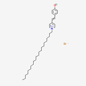 molecular formula C35H56NO.Br B1147381 Pyridinium, 1-docosyl-4-[2-(4-hydroxyphenyl)ethenyl]-, bromide (1:1) CAS No. 138224-69-8