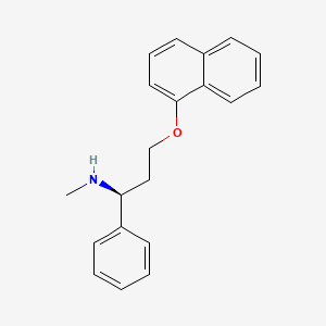 molecular formula C₂₀H₂₁NO B1147384 (S)-N-Demethyl Dapoxetine CAS No. 1202160-36-8