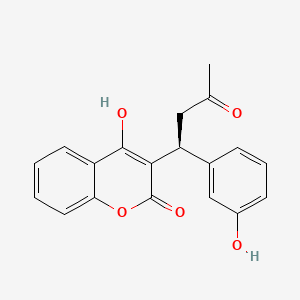 molecular formula C₁₉H₁₆O₅ B1147397 3'-Hydroxywarfarin CAS No. 124952-36-9