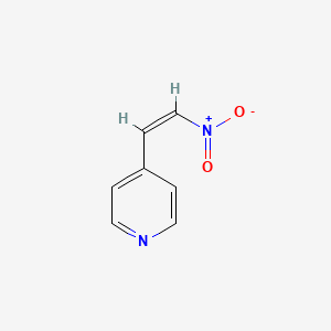 molecular formula C7H6N2O2 B1147405 4-[(Z)-2-nitroethenyl]pyridine CAS No. 157765-25-8