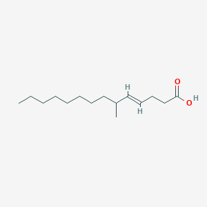 B1147408 6-Methyltetradec-4-enoic acid CAS No. 1331666-63-7