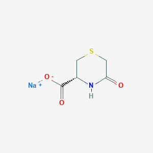 molecular formula C₅H₆NNaO₃S B1147413 Carbocisteine Lactam Sodium Salt CAS No. 88933-48-6