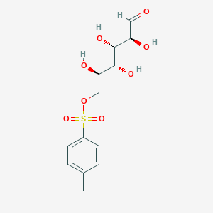 molecular formula C13H18O8S B1147437 6-O-(4-Methylbenzene-1-sulfonyl)-D-threo-hexopyranose CAS No. 105265-64-3