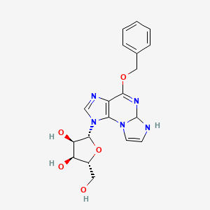 molecular formula C₁₉H₁₉N₅O₅ B1147445 O6-Benzyl-N2,3-etheno Guanosine CAS No. 108060-84-0
