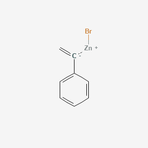 molecular formula C8H7BrZn B1147447 1-Phenylvinylzinc bromide CAS No. 151073-86-8