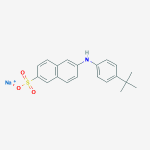 molecular formula C20H20NNaO3S B114745 6-(4-tert-Butylanilino)naphthalene-2-sulfonate CAS No. 144796-65-6