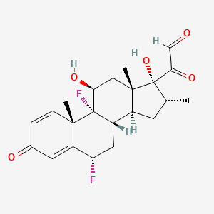 molecular formula C₂₂H₂₆F₂O₅ B1147458 21-Dehydro Flumethasone CAS No. 65751-65-7