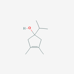 molecular formula C10H18O B114746 1-Isopropyl-3,4-dimethyl-3-cyclopenten-1-ol CAS No. 143398-17-8